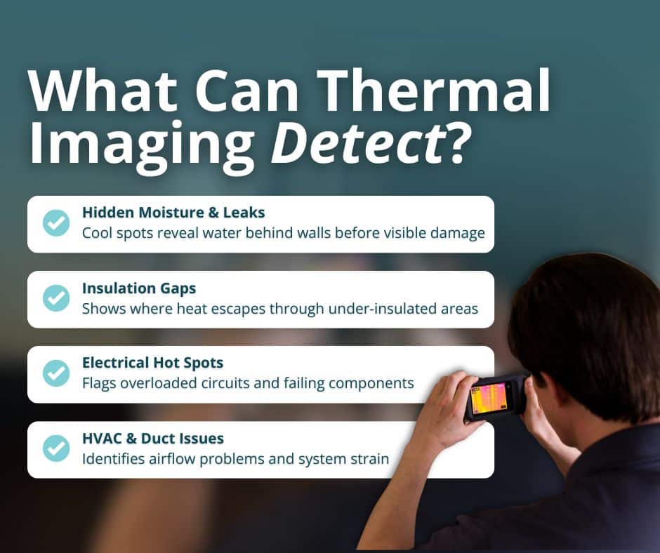 what a thermal imaging camera can detect