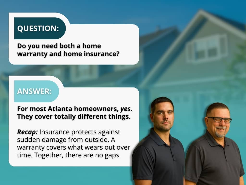 do you need a warranty and home insurance