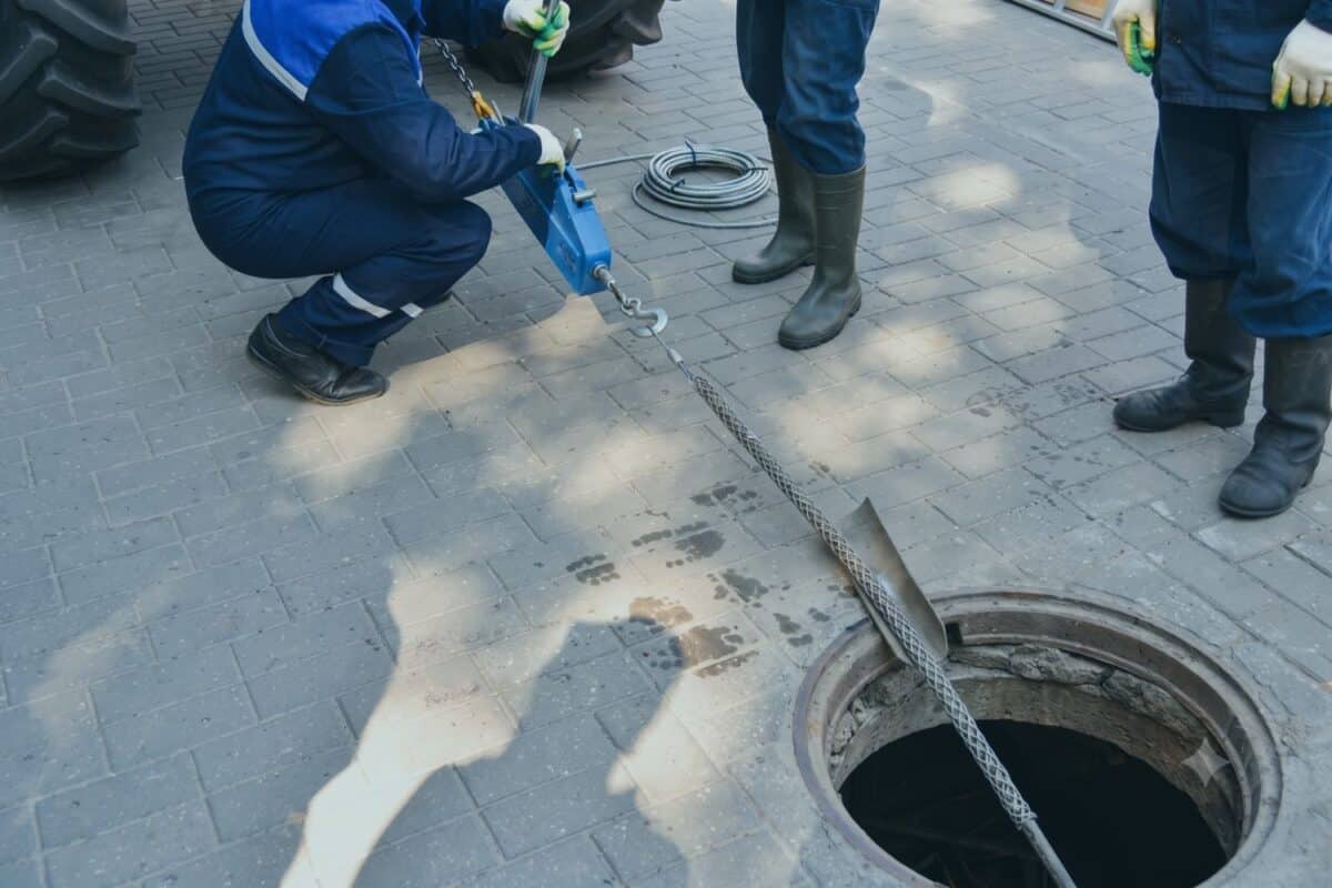 Visual of a residential sewer scope inspection by Atlanta professionals.