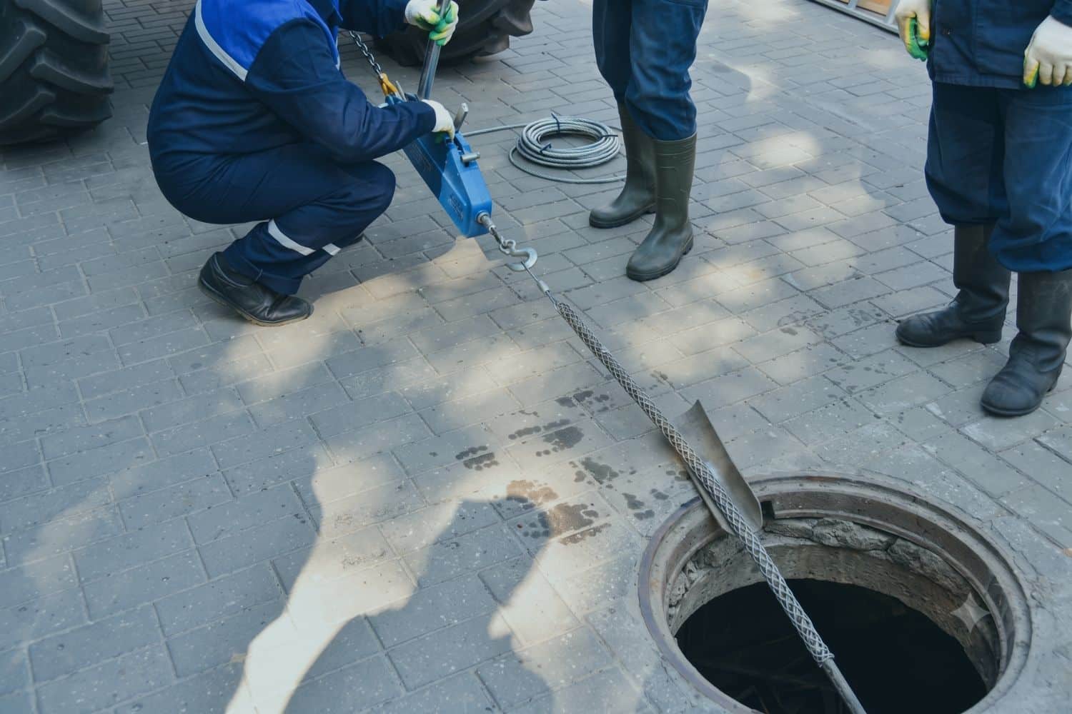 Visual of a residential sewer scope inspection by Atlanta professionals.